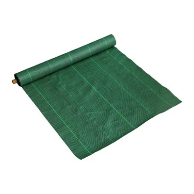 Rolo de tecido verde não perfurado para controle de ervas daninhas
