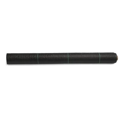 Rolo de tecido preto médio para controle de ervas daninhas